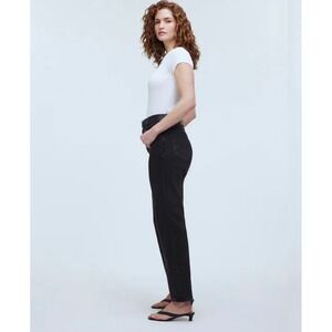 Madewell Curvy 90s Straight Jeans High Rise Lunar Black SZ 25 Y2K Retro Office